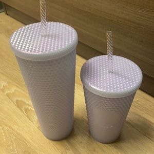 Purple Starbucks cups